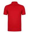 H460 Henbury Slim Fit Stretch Microfine Piqué Polo Shirt Red colour image
